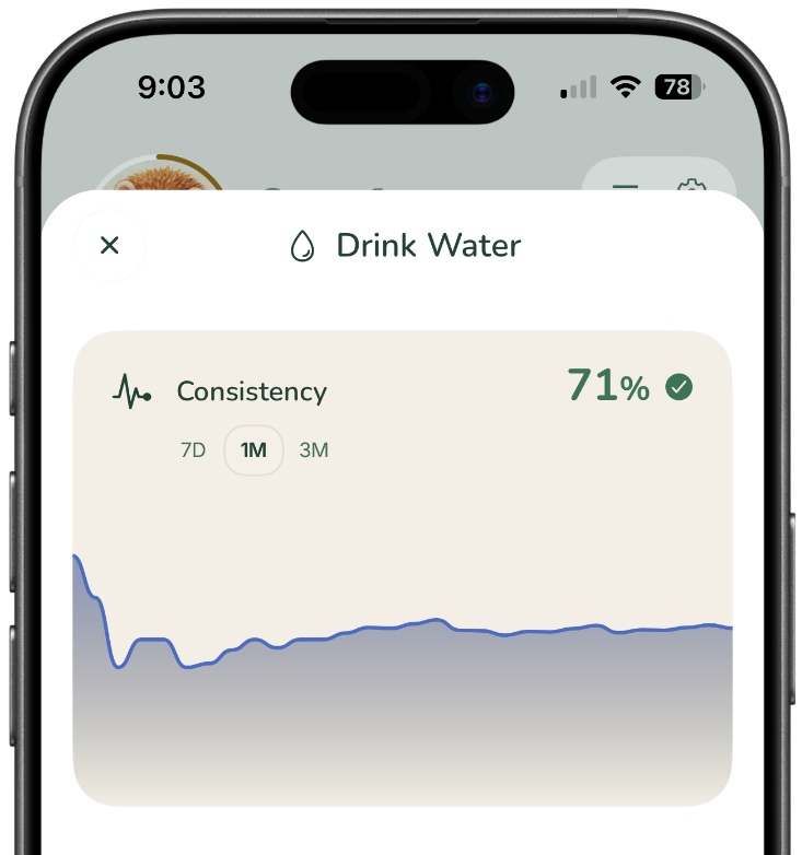 Consistency over streaks screenshot 2