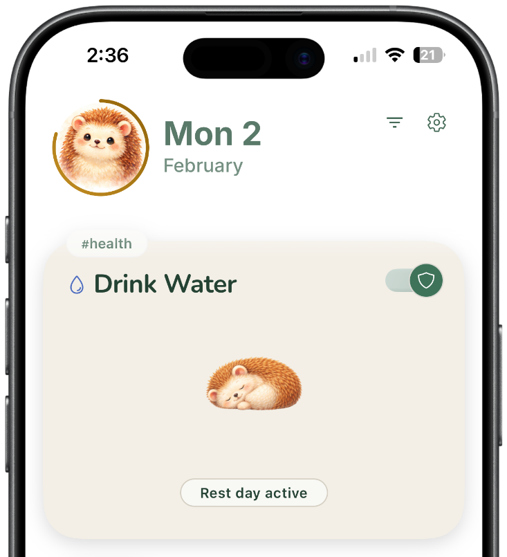 Rest days screenshot 2